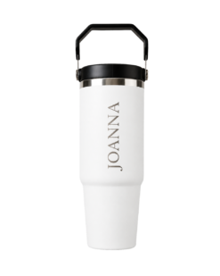 Personalized 30oz Travel Tumbler – Custom Name Engraved