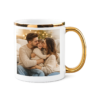 Luxury Gold Handle Photo Mug – Personalized Ceramic Mug